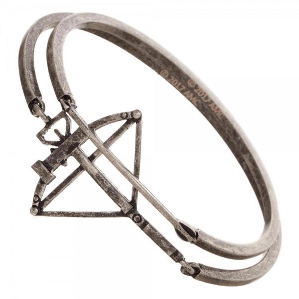 The Walking Dead Bracelet Set Metal Bow and Arrow Daryl Dixon Hunting Walkers